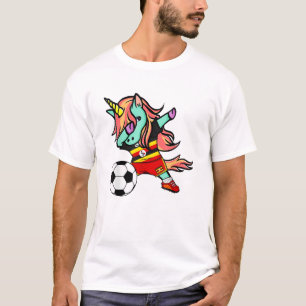 T-Shirt Licorne Dab Ouganda Maillot de Football Ou