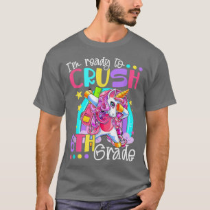 T-shirt Licorne Dabbing Je Suis Prêt À Écraser Le 6ème Deg