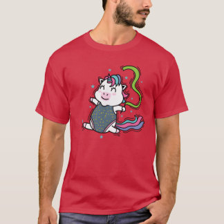 T-shirt Licorne dansant Créature mythique Sport famille gi