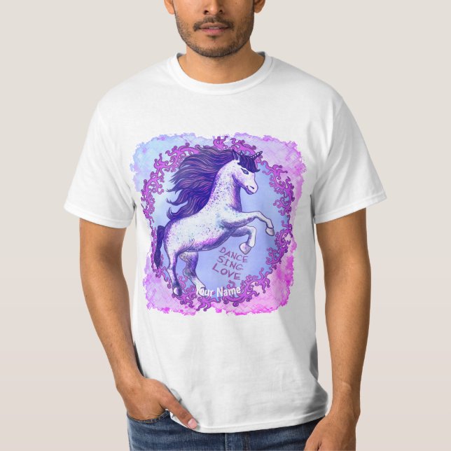 T-shirt Licorne Danseuse   (Devant)