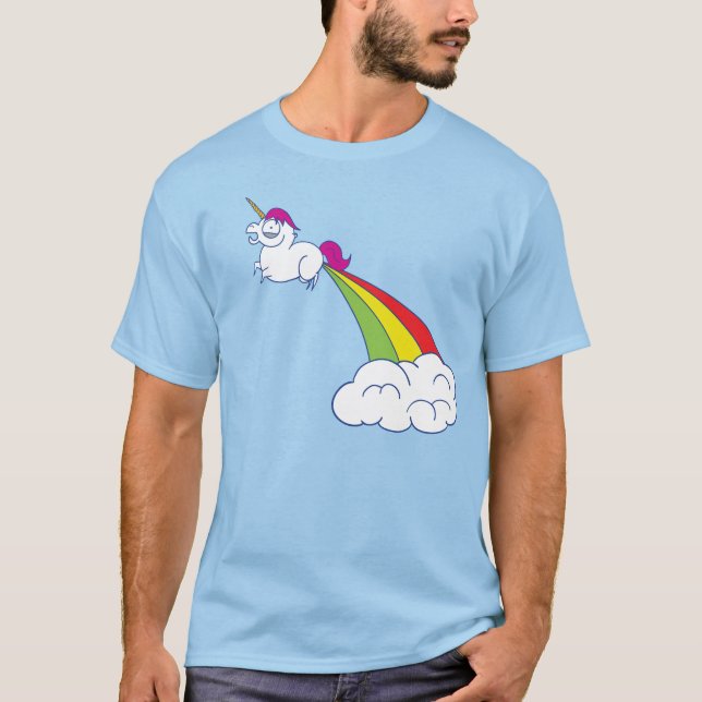 T-shirt Licorne d'arc-en-ciel ! (Devant)