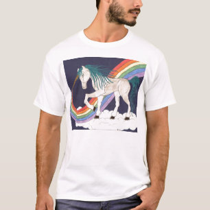 T-shirt Licorne d'arc-en-ciel