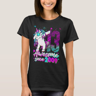 T-shirt Licorne de 13 ans qui fait le dab pour son 13ème a