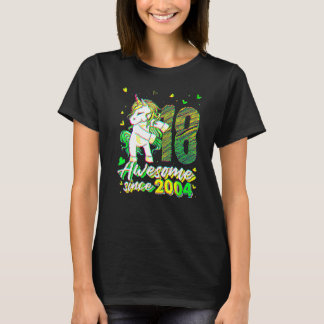 T-shirt Licorne de 18 ans faisant du flossing pour son 18è