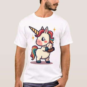 T-shirt Licorne de baseball vintage dabbing vecteur de des