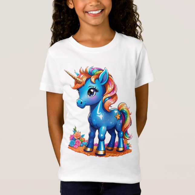 T-Shirt licorne de bébé (Devant)