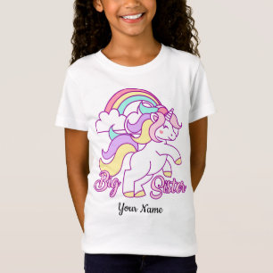 T-Shirt Licorne de grande soeur