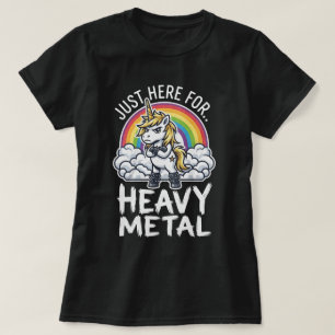 T-shirt Licorne de Heavy Metal