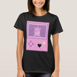 T-shirt Licorne de jeu mignonne de style manga fille anime