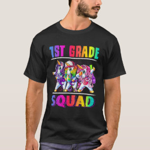 T-shirt Licorne de la classe de 1re année faisant le dab p