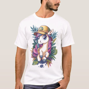 T-shirt Licorne de l'explorateur de la jungle (1)