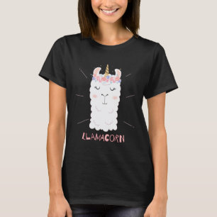 T-shirt licorne de licorne de lama mignonne pour créature