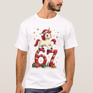 T-shirt Licorne de Noël Vintage 67 Jolies Fêtes Dabbing 