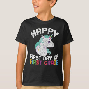 T-shirt Licorne de première année Cadeau de rentrée scolai