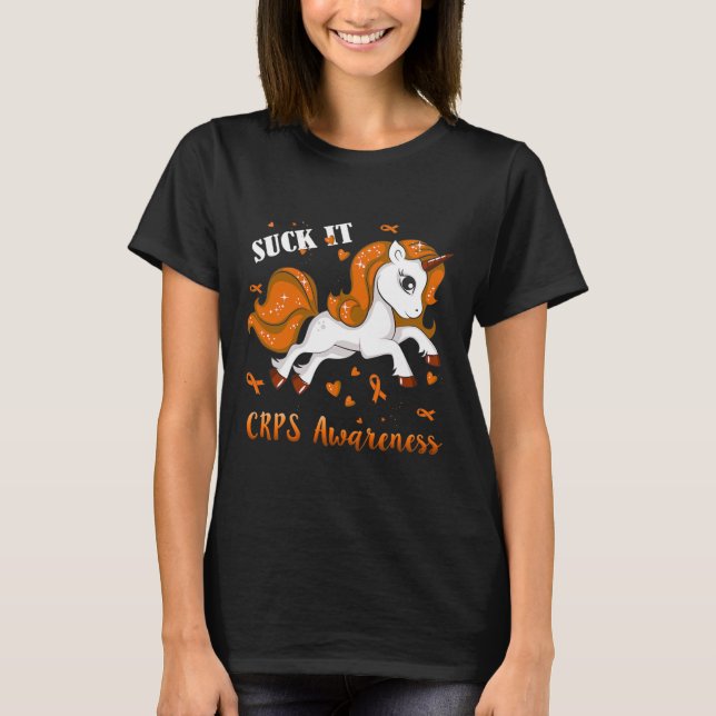 T-shirt Licorne de sensibilisation à la Crps  (Devant)