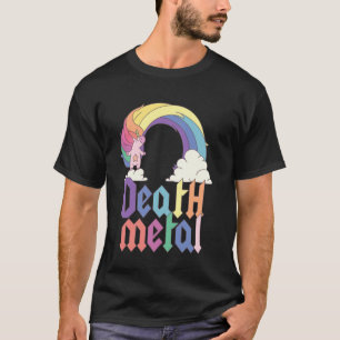 T-shirt Licorne Death Metal - Amateur de Musique Lourde Mi
