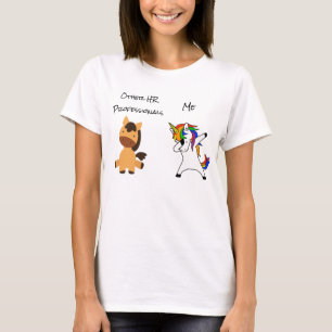 T-shirt Licorne des Ressources Humaines Cheval Drôle Cadea
