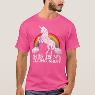 T-shirt Licorne Drôle C'est Mon Meurtre en Détresse