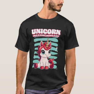 T-shirt Licorne En cas de doute Dansez-le Licorne