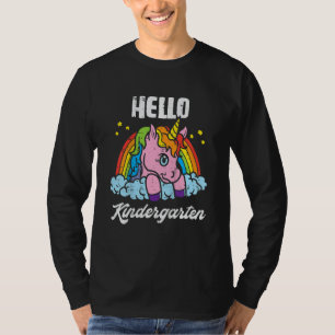 T-shirt Licorne Enfants Bonjour Maternelle Premier Jour Mi