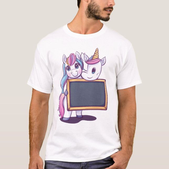 T-shirt Licorne Enseignante (1) (Devant)