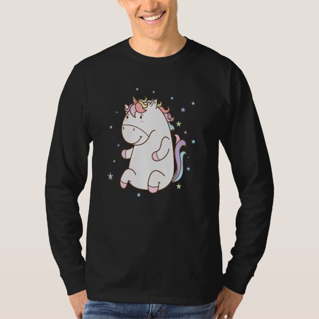 T-shirt Licorne Fantasy Cheval gros câlin (Devant)