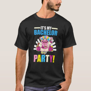 T-shirt Licorne Fiancé Marié Fiançailles C'est Mon Enterre