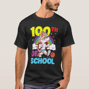 T-shirt Licorne Filles 100 Jours d'École Enseignante 100èm