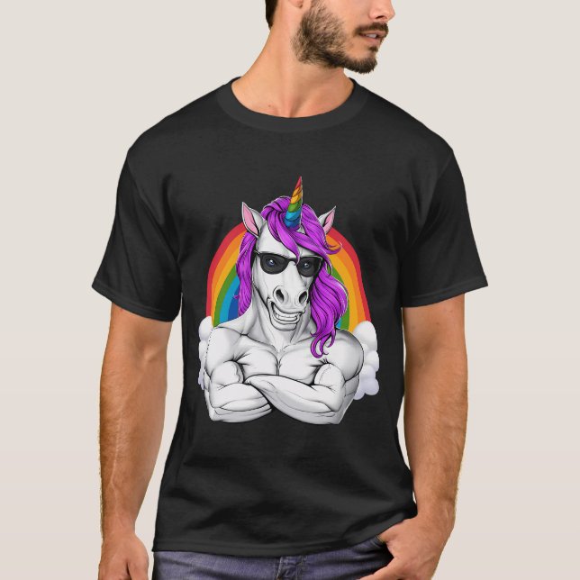 T-shirt Licorne Fitness (Devant)
