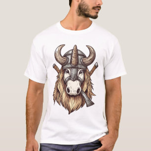 T-shirt Licorne Guerrier Viking (1)