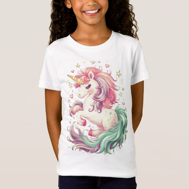 T-Shirt licorne imaginaire (Devant)