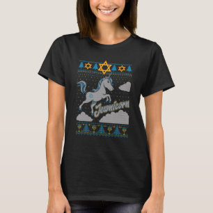 T-shirt Licorne Jewnicorn Sweat-shirt d'Hanukkah laid Fill