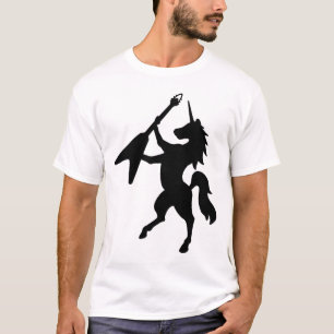 T-shirt Licorne jouant la guitare