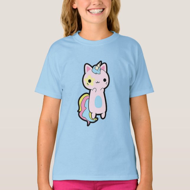 T-shirt Licorne Kawaii (Devant)
