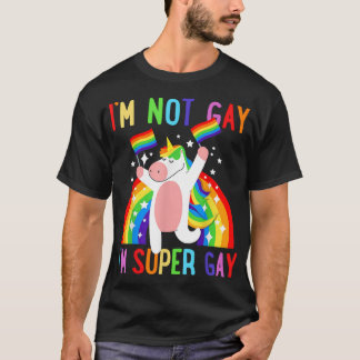 T-shirt Licorne LGBTQ Super Fierté Gay LGBT Allié Drapeau