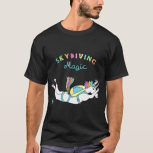 T-shirt Licorne magique de parachutisme