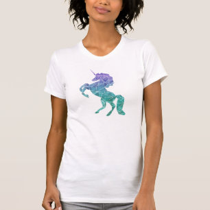 T-shirt Licorne magique géométrique