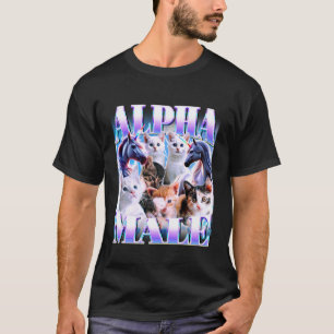 T-shirt Licorne mâle alpha Chat mignon Drôle Meme ironique
