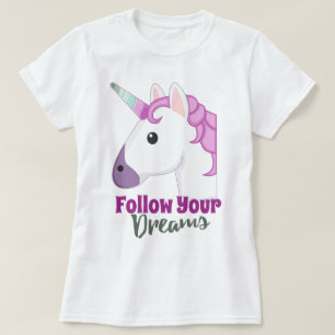 T-shirt Licorne mignonne d'emoji