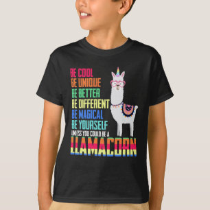 T-shirt Licorne mignonne drôle de lama de Llamacorn