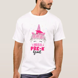 T-shirt Licorne Miss Pré-maternelle Diplômées Maternelle F