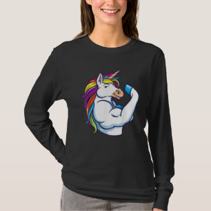 T-shirt Licorne Musclée - Corps Musclé Magique et Drôle de