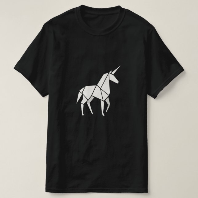 T-Shirt LICORNE ORIGAMI (Design devant)