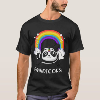 T-shirt Licorne Panda Ours Pandicorne
