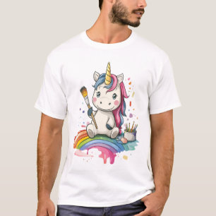 T-shirt Licorne Peintre Magique (1)
