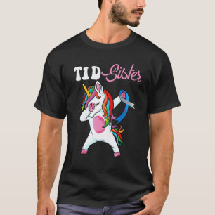 T-shirt Licorne qui fait dab pour soutenir la soeur diabét