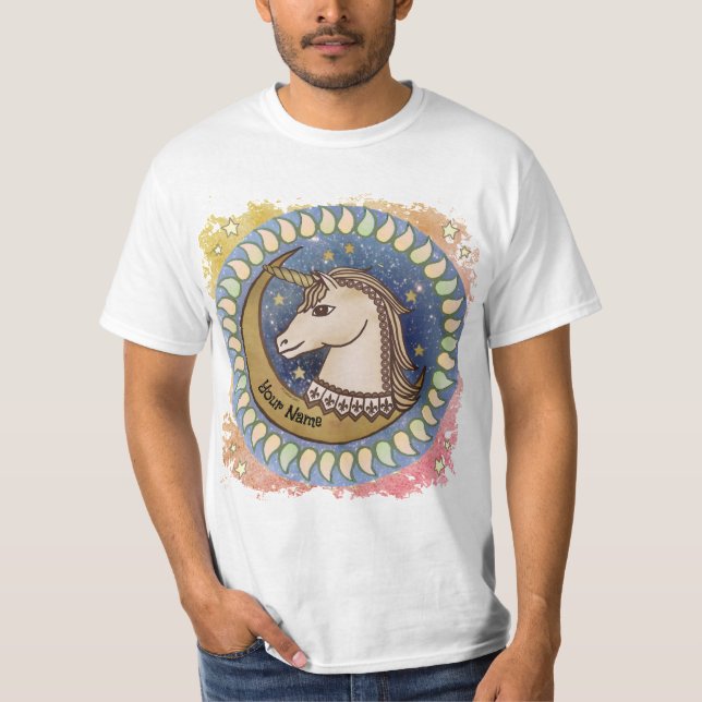 T-shirt Licorne si courageuse (Devant)