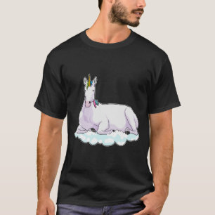 T-shirt Licorne sur un nuage