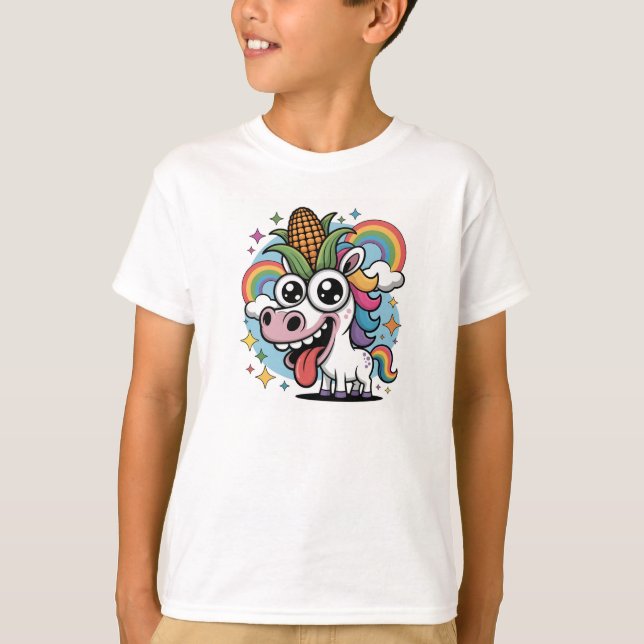 T-shirt Licorne Unique (Devant)