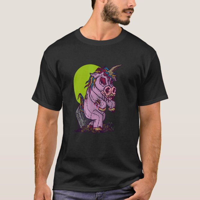 T-shirt Licorne zombie (Devant)